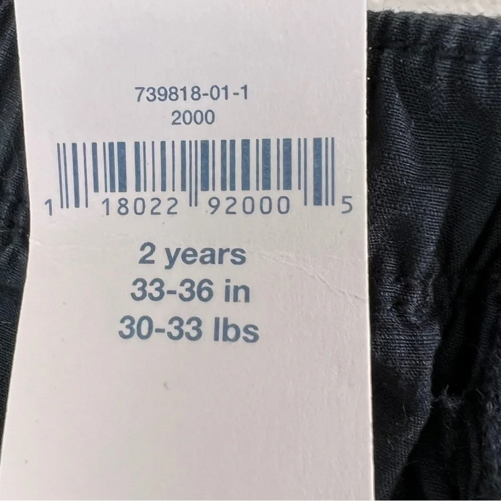 BABY GAP Toddler Boy cargo shorts. NWT. Size 2years. Elastic Waist w/ tie